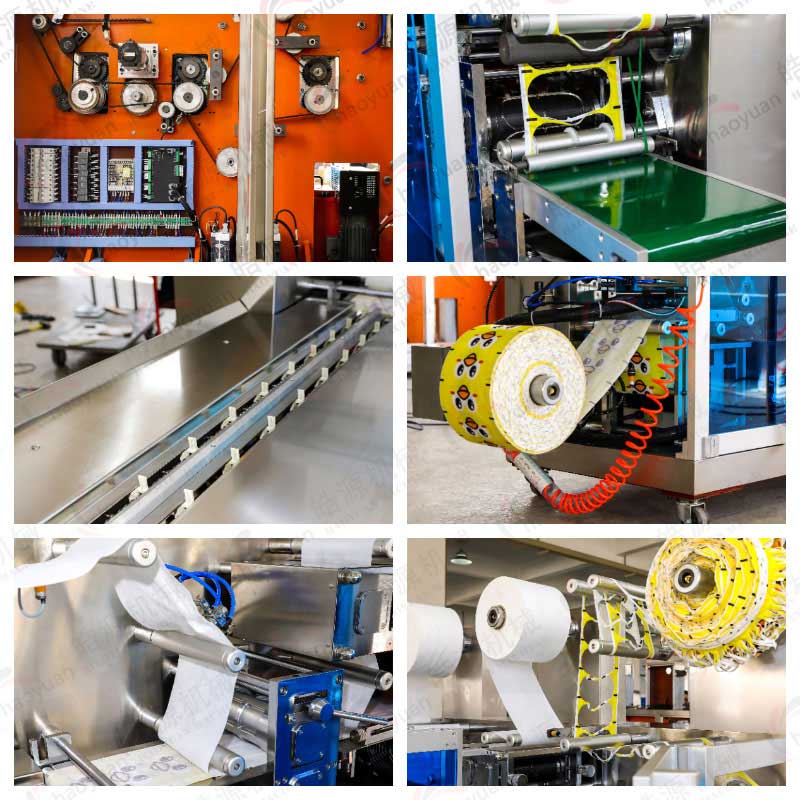 單片濕巾機(jī)機(jī)械細(xì)節(jié)